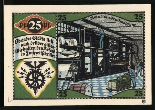 Notgeld pössneck pfennig - notgeld, pössneck,