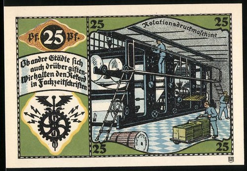 Notgeld pössneck pf - 25,