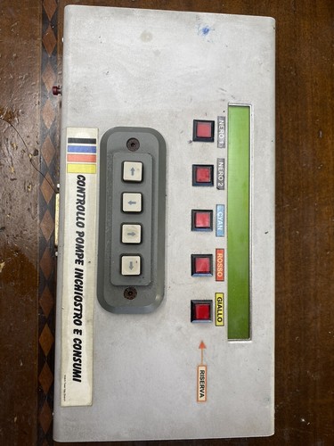 Controllo pompe inchiostro - inchiostro, e